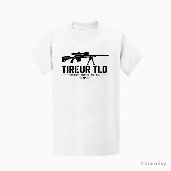 T-shirt Tir Sportif Tireur TLD Blanc / Orange