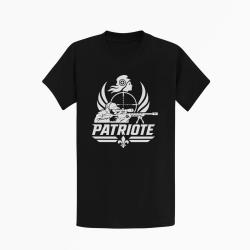 T-shirt Tir Sportif Tireur patriote Coq Noir