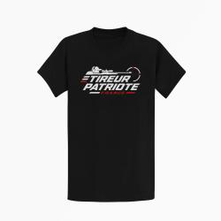 T-shirt Tir Sportif Tireur patriote Noir / Orange