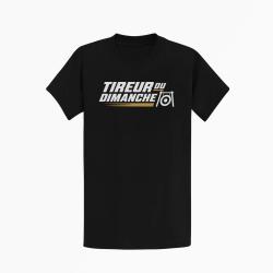 T-shirt Tir Sportif Tireur du dimanche Bipied Noir / Orange