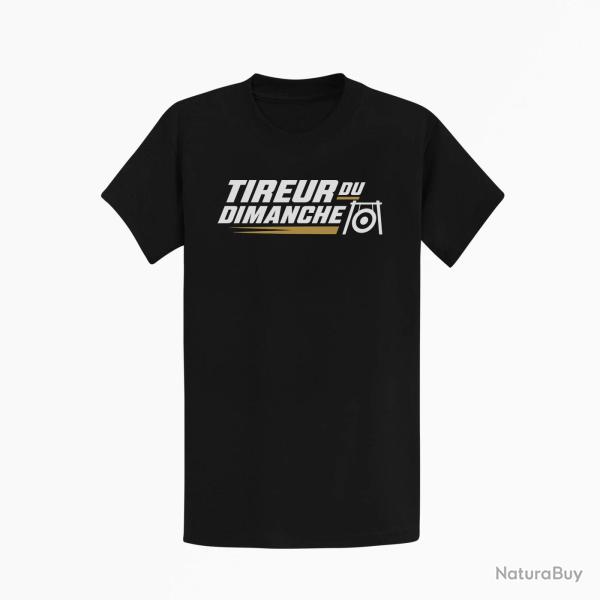 T-shirt Tir Sportif Tireur du dimanche Bipied Noir / Orange