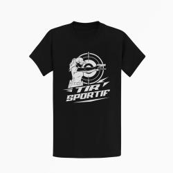 T-shirt Tir Sportif Tir sportif f&eacute;minin Noir