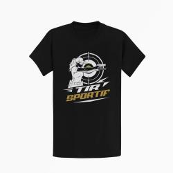 T-shirt Tir Sportif Tir sportif f&eacute;minin Noir / Orange