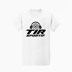 T-shirt Tir Sportif Tir sportif Cible dynamique Blanc