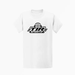 T-shirt Tir Sportif Tir sportif Casque et cible Blanc