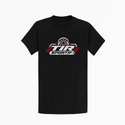 T-shirt Tir Sportif Tir sportif Casque et cible Noir / Orange