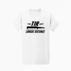 T-shirt Tir Sportif Tir longue distance patriote Blanc