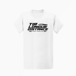 T-shirt Tir Sportif Tir longue distance Sport Shooting Blanc