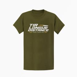 T-shirt Tir Sportif Tir longue distance Sport Shooting Kaki / Blanc et orange