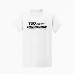 T-shirt Tir Sportif Tir de pr&eacute;cision Sport Shooting Blanc