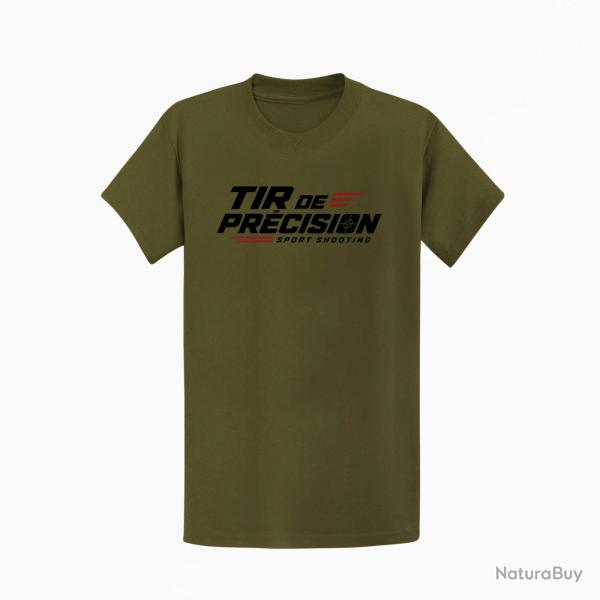 T-shirt Tir Sportif Tir de pr�cision Sport Shooting Kaki / Orange