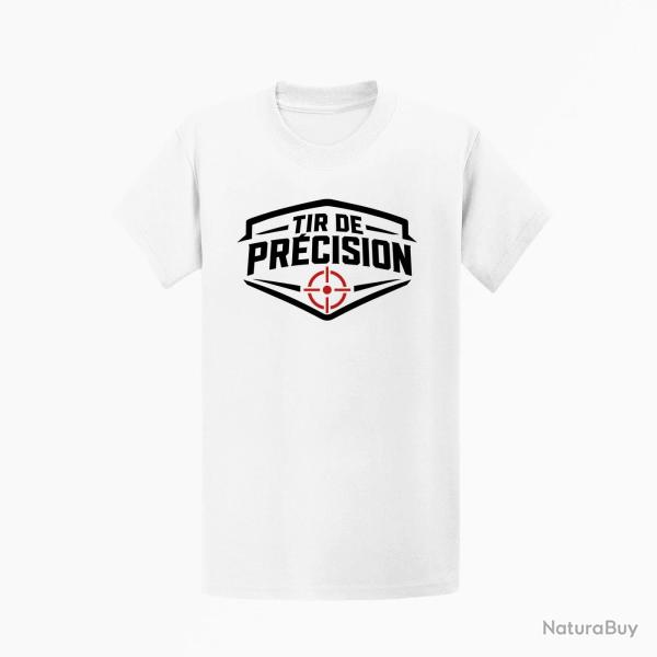 T-shirt Tir Sportif Tir de pr�cision Blason cible Blanc / Orange