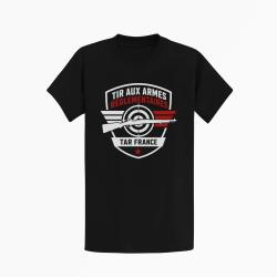 T-shirt Tir Sportif Tir aux armes r&eacute;glementaires TAR Noir / Orange