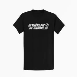 T-shirt Tir Sportif Th&eacute;rapie de groupe Noir