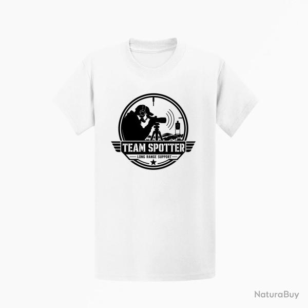 T-shirt Tir Sportif Team Spotter Blanc