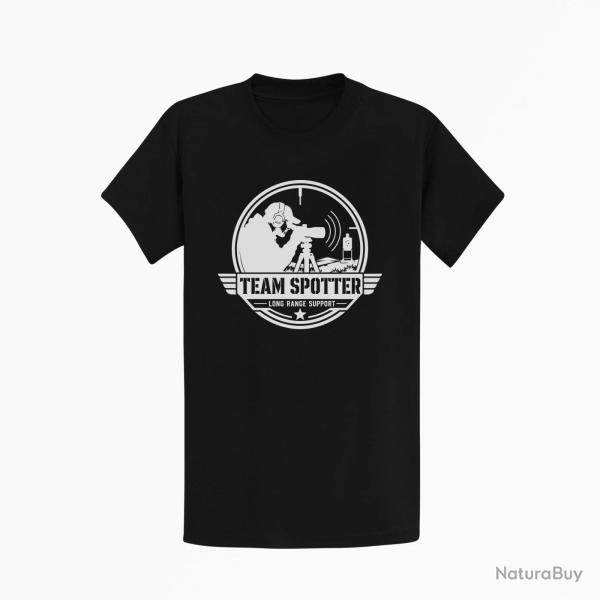 T-shirt Tir Sportif Team Spotter Noir