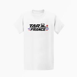 T-shirt Tir Sportif TAR France Monocoup Blanc / Orange