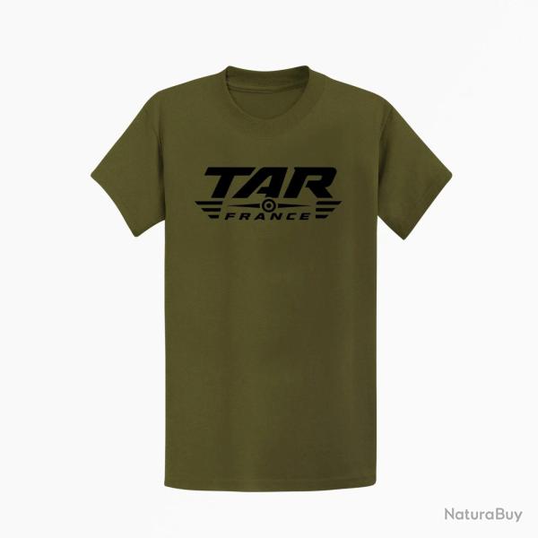 T-shirt Tir Sportif TAR France Cible Kaki / Noir