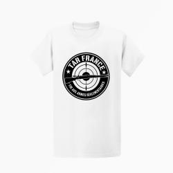 T-shirt Tir Sportif TAR France Blason Blanc
