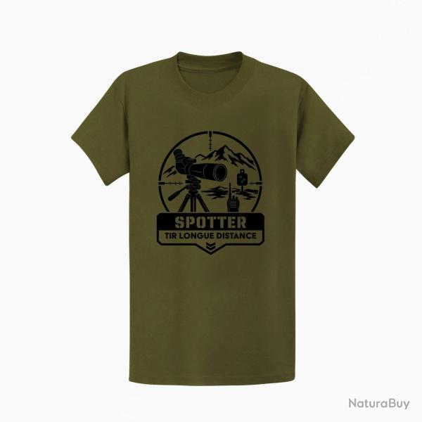T-shirt Tir Sportif Spotter TLD Montagne Kaki / Noir