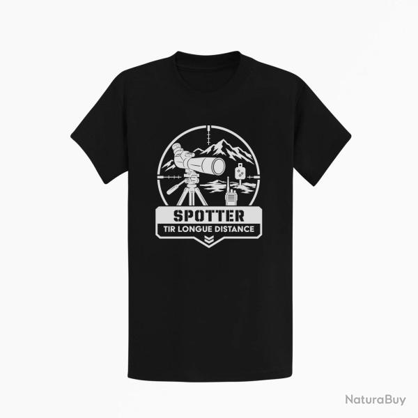 T-shirt Tir Sportif Spotter TLD Montagne Noir