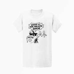 T-shirt Tir Sportif Spotter humour Blanc