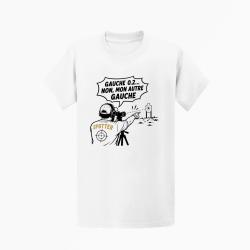 T-shirt Tir Sportif Spotter humour Blanc / Orange