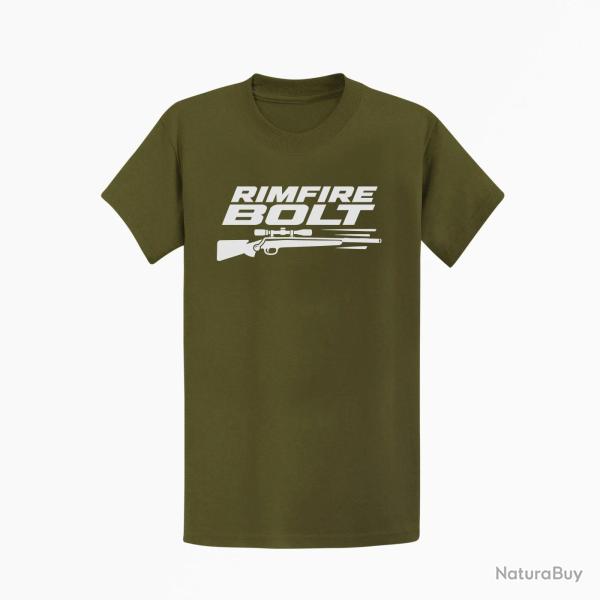 T-shirt Tir Sportif Rimfire Bolt Kaki / Blanc