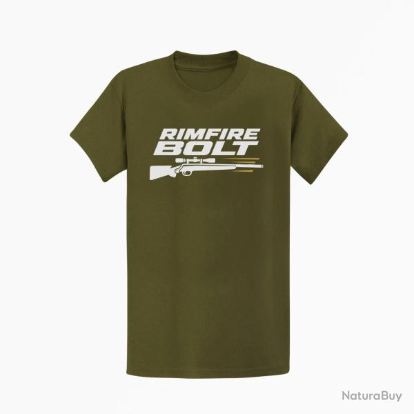 T-shirt Tir Sportif Rimfire Bolt Kaki / Blanc et orange