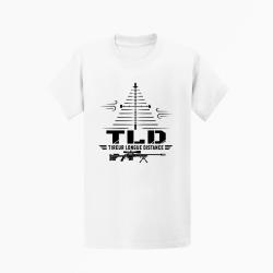 T-shirt Tir Sportif R&eacute;ticule sapin Tir longue distance Blanc