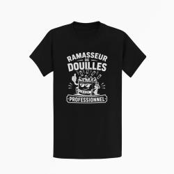 T-shirt Tir Sportif Ramasseur de douilles professionnel Noir