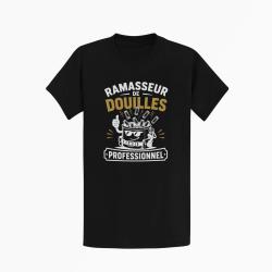 T-shirt Tir Sportif Ramasseur de douilles professionnel Noir / Orange