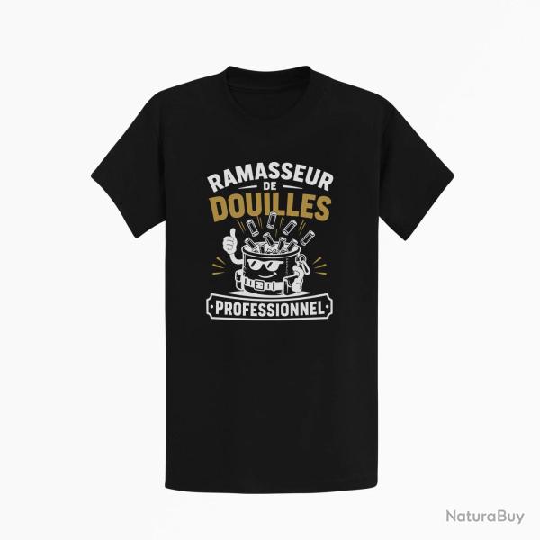 T-shirt Tir Sportif Ramasseur de douilles professionnel Noir / Orange