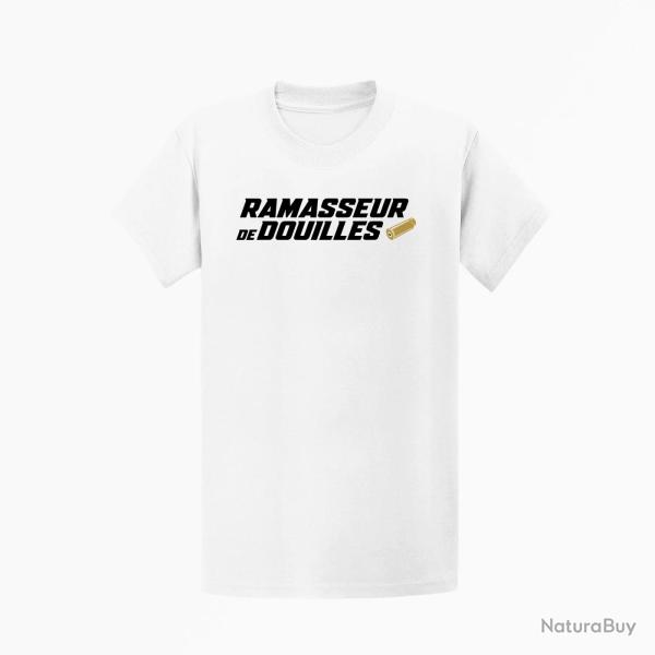 T-shirt Tir Sportif Ramasseur de douilles pro Blanc / Orange