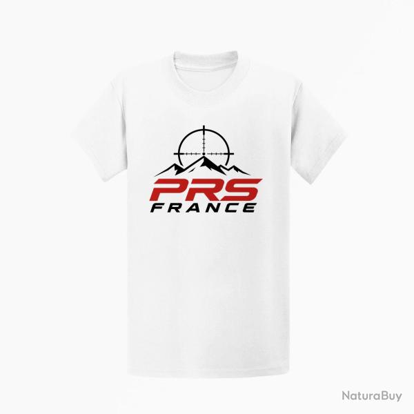 T-shirt Tir Sportif PRS France Blanc / Orange