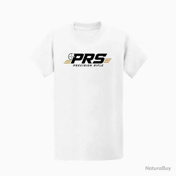 T-shirt Tir Sportif PRS Blanc / Orange