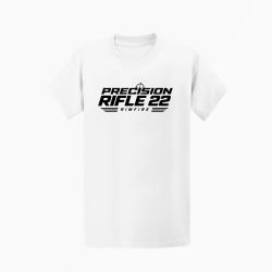 T-shirt Tir Sportif Precision Rifle 22 Rimfire Blanc