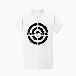 T-shirt Tir Sportif Pr&eacute;cision R&eacute;ticule Blanc