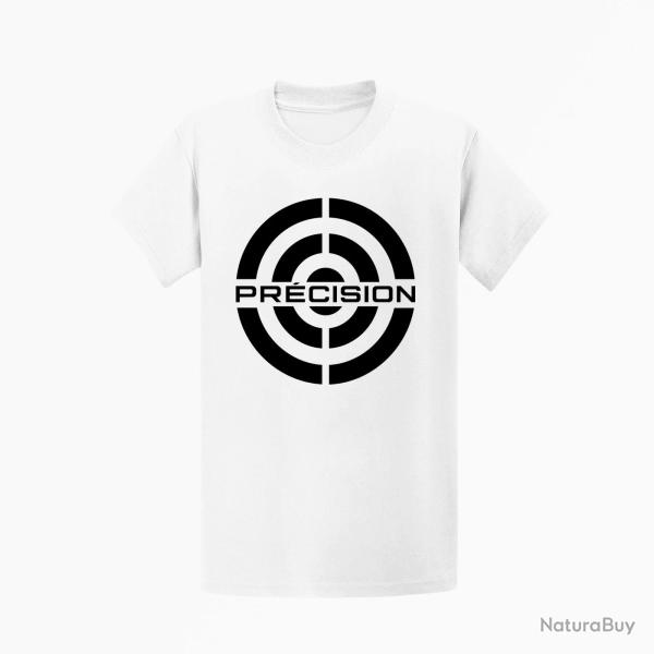 T-shirt Tir Sportif Pr�cision R�ticule Blanc
