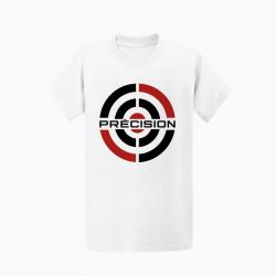 T-shirt Tir Sportif Pr&eacute;cision R&eacute;ticule Blanc / Orange
