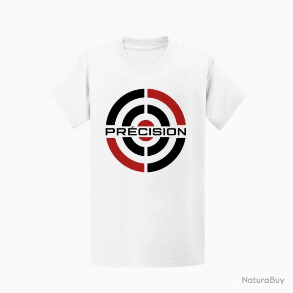 T-shirt Tir Sportif Pr�cision R�ticule Blanc / Orange