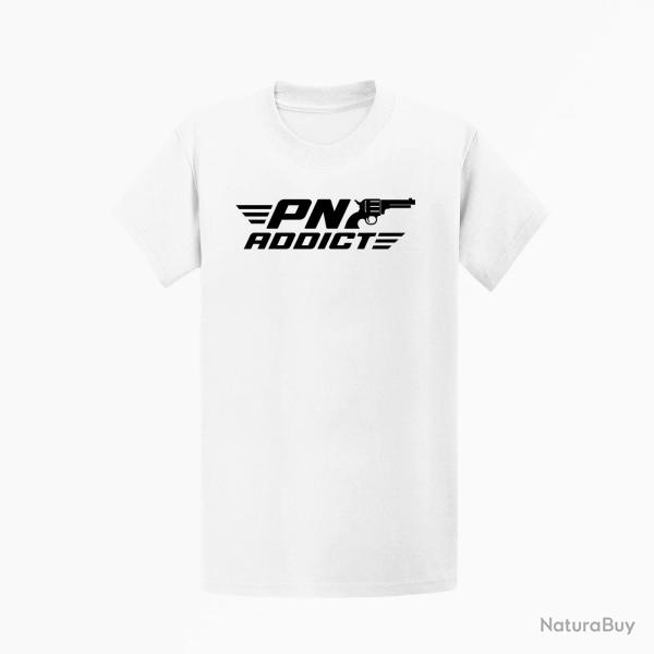 T-shirt Tir Sportif PN Addict Blanc