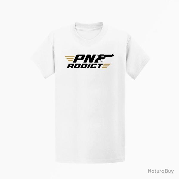 T-shirt Tir Sportif PN Addict Blanc / Orange