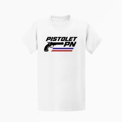 T-shirt Tir Sportif Pistolet PN Blanc / Orange