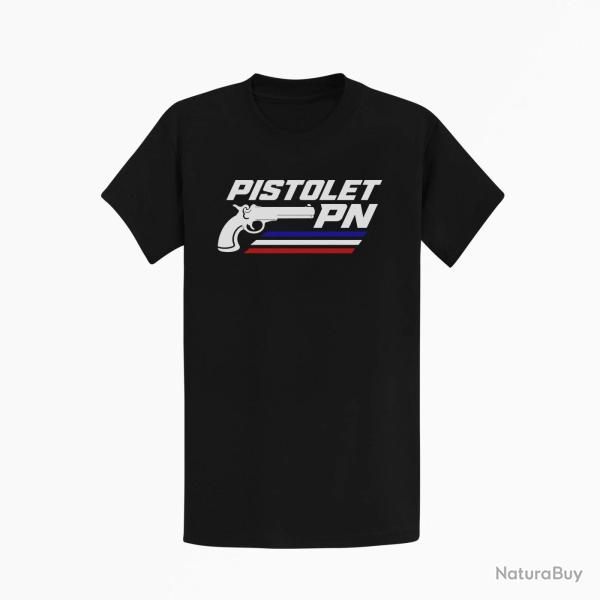 T-shirt Tir Sportif Pistolet PN Noir / Orange