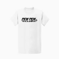 T-shirt Tir Sportif Pew Pew Club Blanc