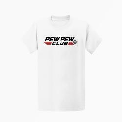 T-shirt Tir Sportif Pew Pew Club Blanc / Orange