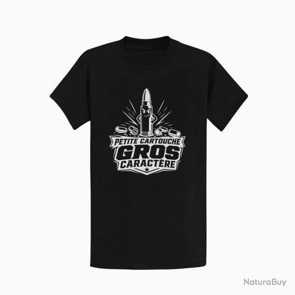 T-shirt Tir Sportif Petite cartouche, gros caract�re Noir