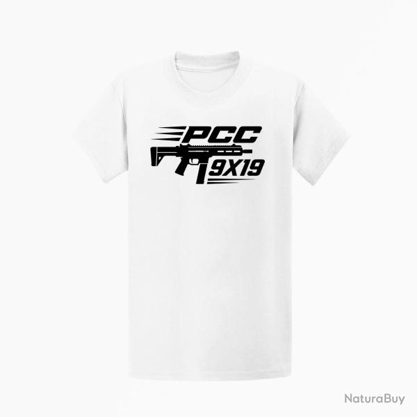 T-shirt Tir Sportif PCC 9�19 Blanc