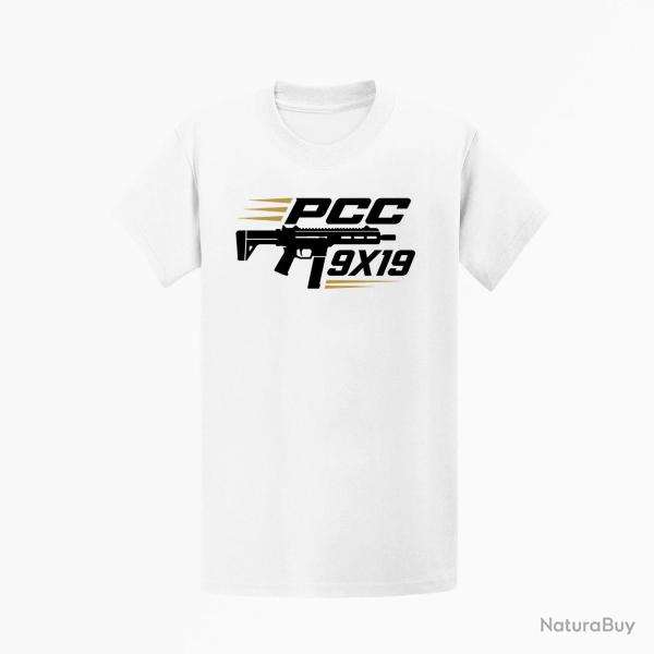 T-shirt Tir Sportif PCC 9�19 Blanc / Orange